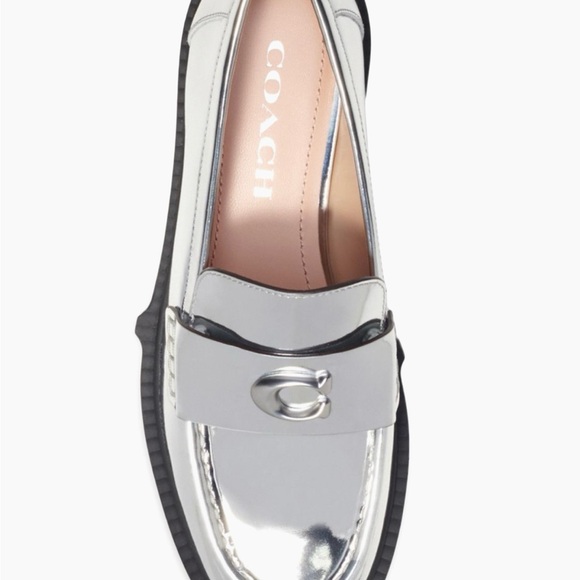 🌟COACH LEAH METALLIC LOAFERS🌟 - Picture 4 of 9
